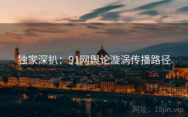 独家深扒：91网舆论漩涡传播路径