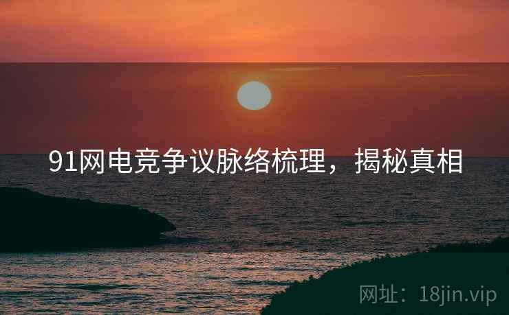 91网电竞争议脉络梳理，揭秘真相