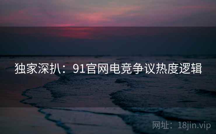 独家深扒：91官网电竞争议热度逻辑