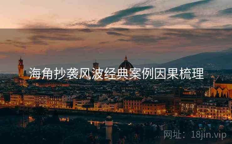 海角抄袭风波经典案例因果梳理