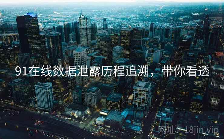 91在线数据泄露历程追溯，带你看透